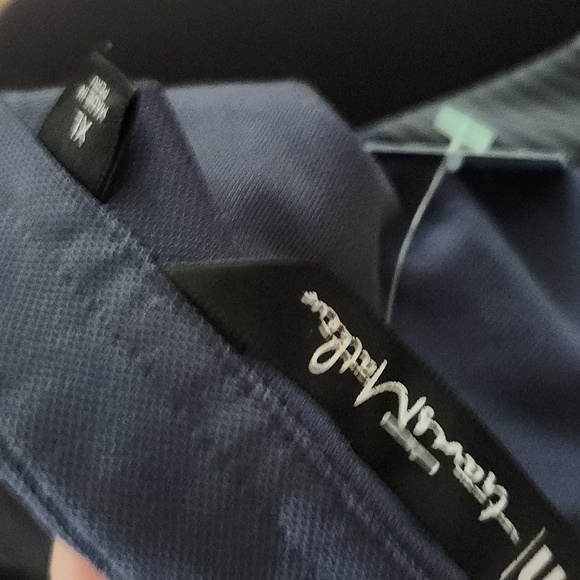 Travis Matthew Blue Collared Polo Shirt Extra Large - Picture 5 of 8
